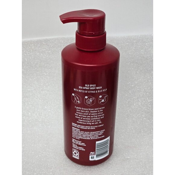 Old Spice Sea Spray Body Wash 16.9 Fl Oz - Picture 2 of 2